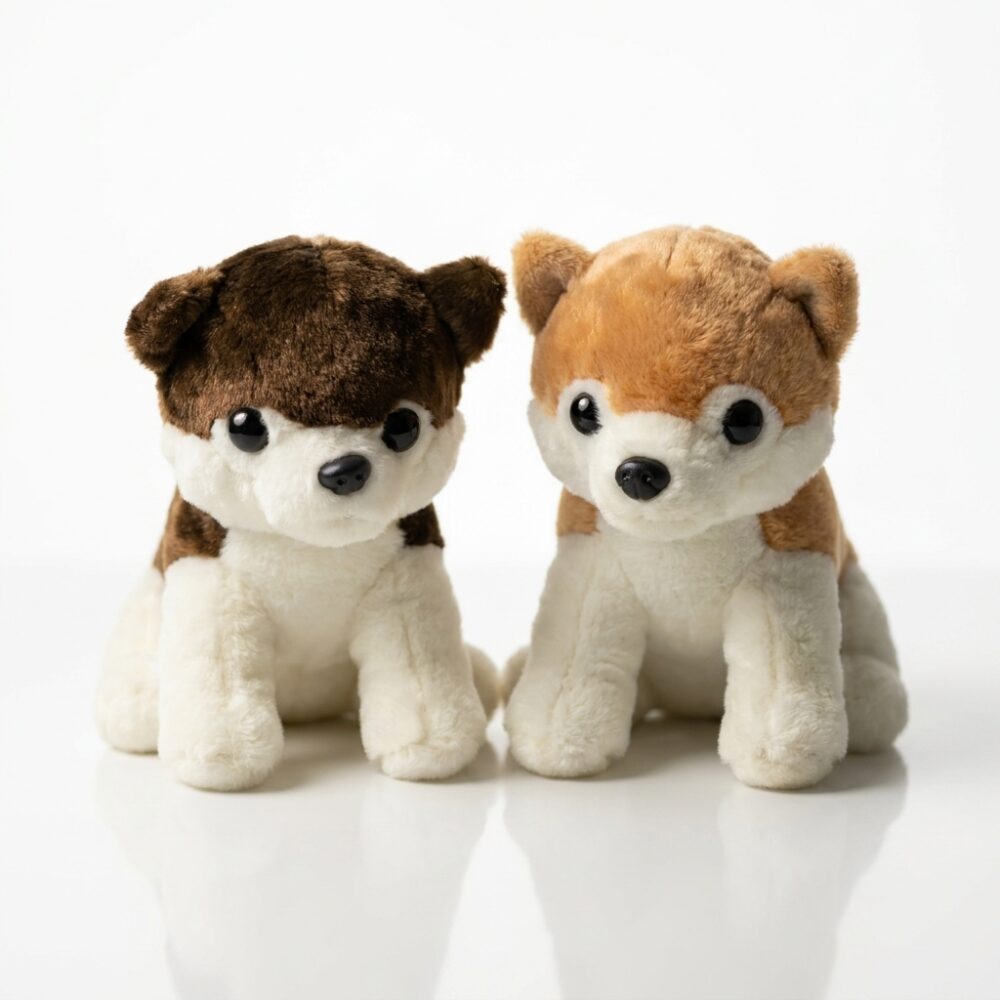 PERRO PARADO CHICO 20CM 2 COLORES ART P5812B-5 GAO