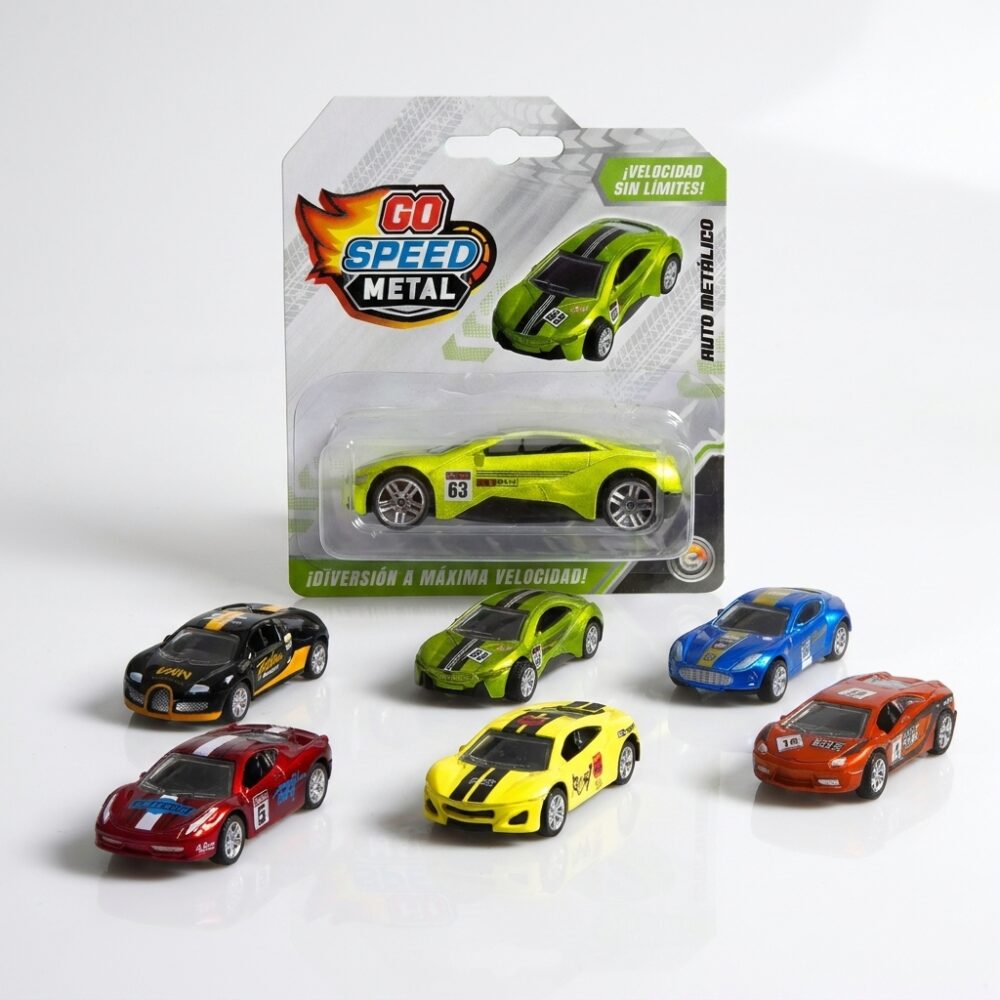 AUTO METALICO GO SPEED 12 MODELOS MIX ART 54424 GAO