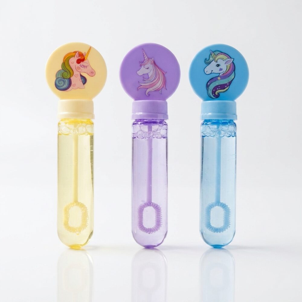 BURBUJERO UNICORNIOS BLISTER X3 UNIDADES ART 53578 GAO