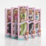 MUÑECA TINY FANTASY PELOS TRENZADOS DE COLOR ART 57542 GAO