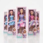 MUÑECA TINY FANTASY PELOS TRENZADOS DE COLORES ART 57541 GAO