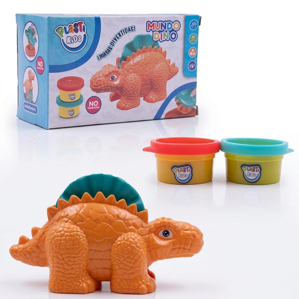 MASAS PARA MODELAR CON ACCESORIOS DINOSAURIO ART 55146 GAO