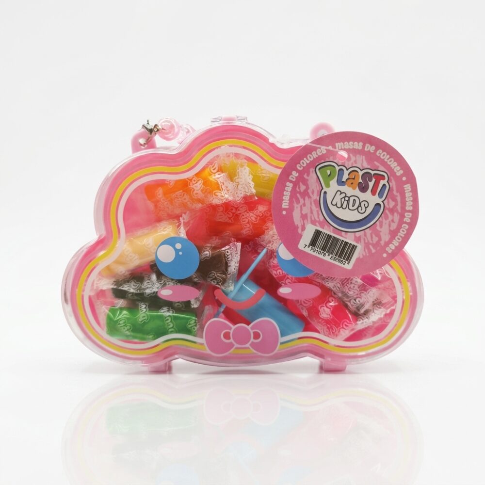 SET DE MASAS P/MODELAR ESTUCHE NUBE 12 COLORES ART 57687 HAO