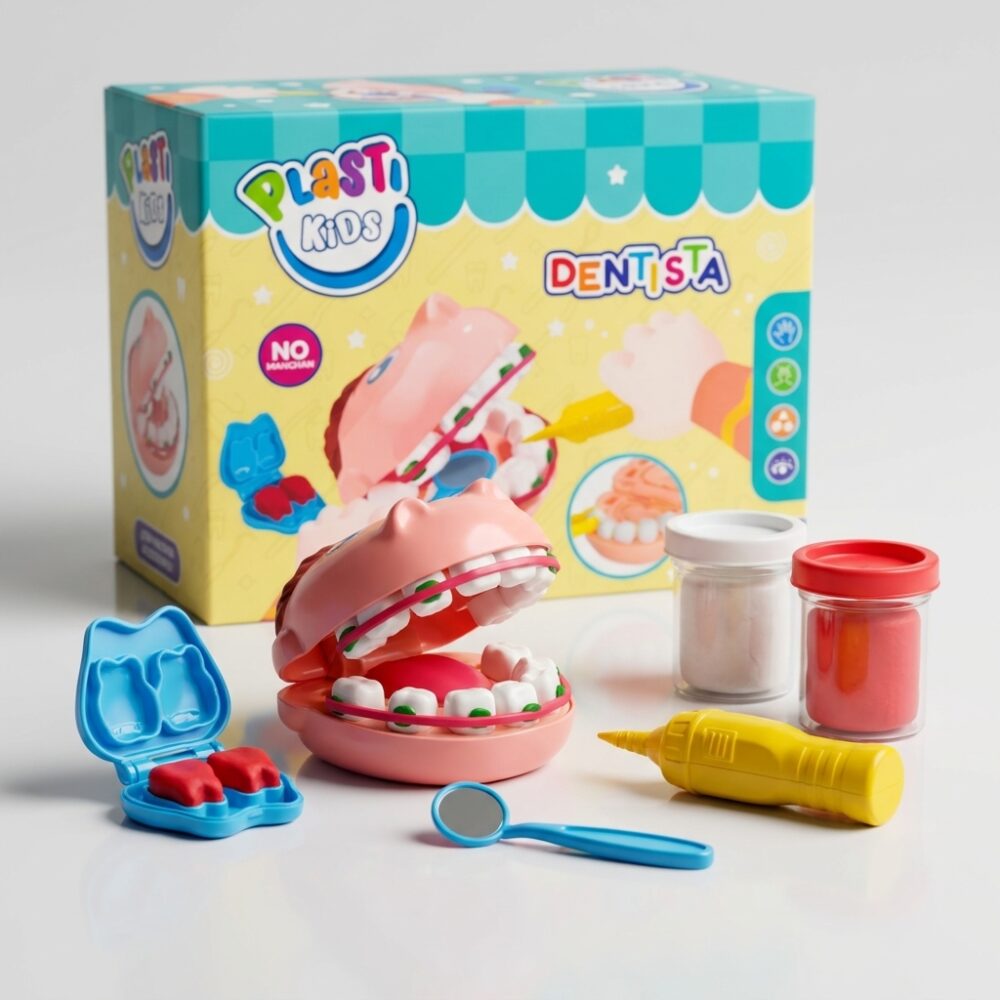 MASAS PARA MODELAR CON ACCESORIOS DENTISTA ART 55149 HAO