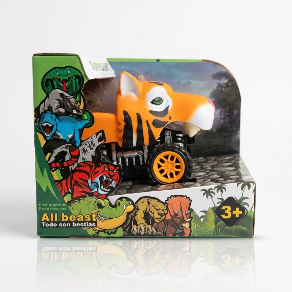 AUTO ANIMAL A FRICCIÓN 18x15x12CM  ART 55149 HAO