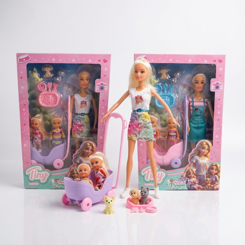 MUÑECA TINY PASEO CON ACCESORIOS ART 56675 HAO