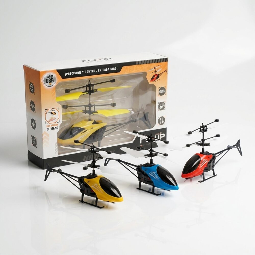 HELICOPTERO CON RADIO CONTROL CARGA USB ART 55606 HAO