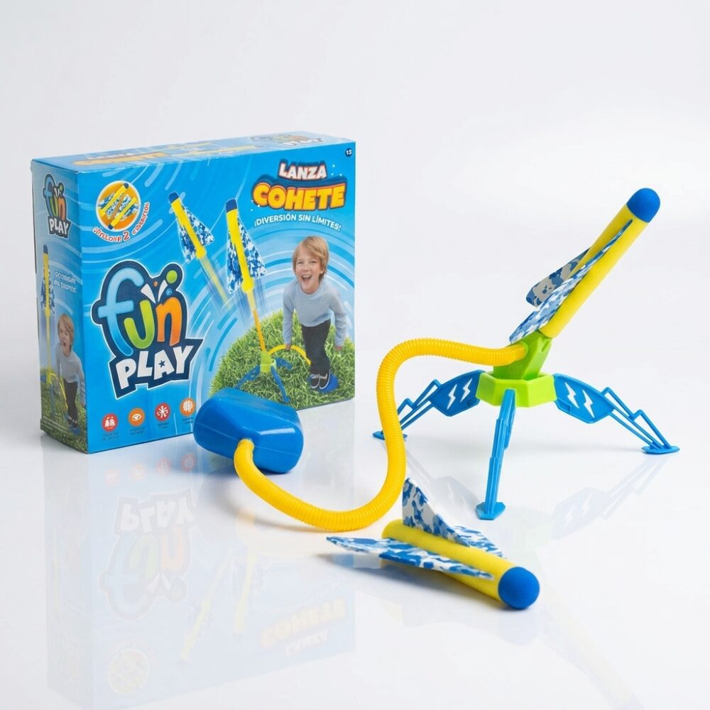 LANZA COHETE CAMUFLADO FUN PLAY 28x23x8 CM ART 55336 HAO