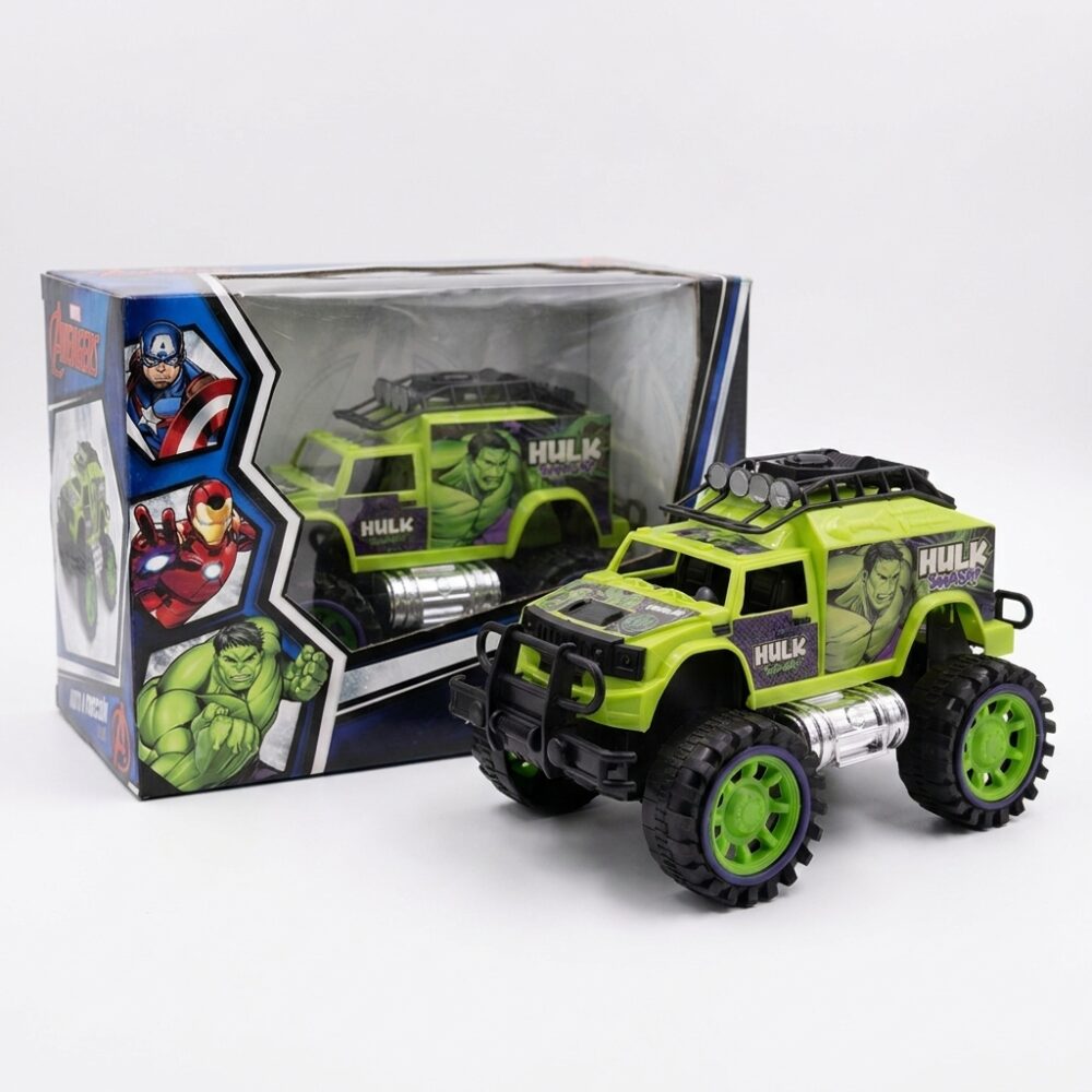 CAMIONETA A FRICCION HULK 21x18x16 CM ART 54394 HAO