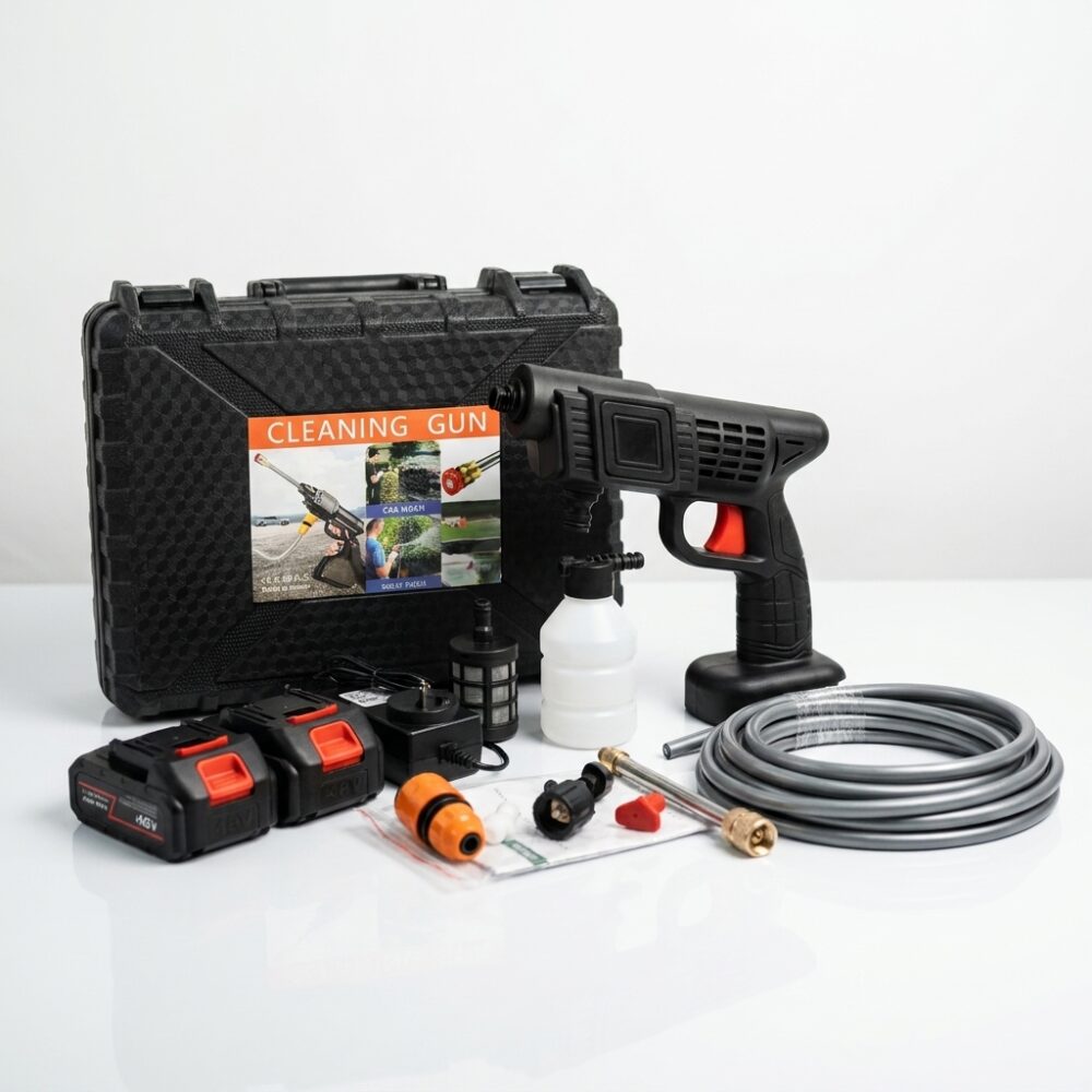 US PISTOLA DE LAVADO COCHES ELÉCTRICA C/2 BAT ART 8106 HAO