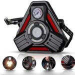US INFLADOR COMPRESOR D AIRE P/VEHICULO C/LUZ LED CQB-V6 HAO