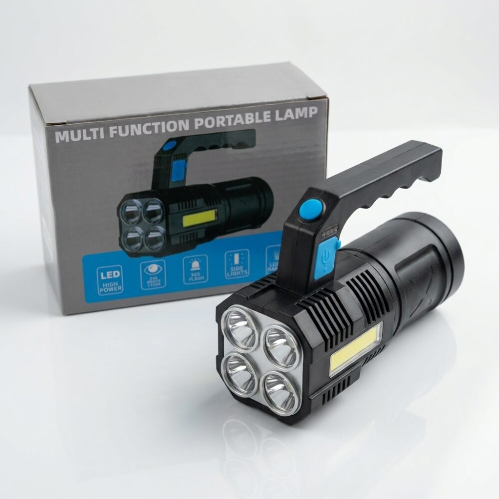 US LINTERNA LED 4 LED + 1 luz COB ART COB-V6 HAO