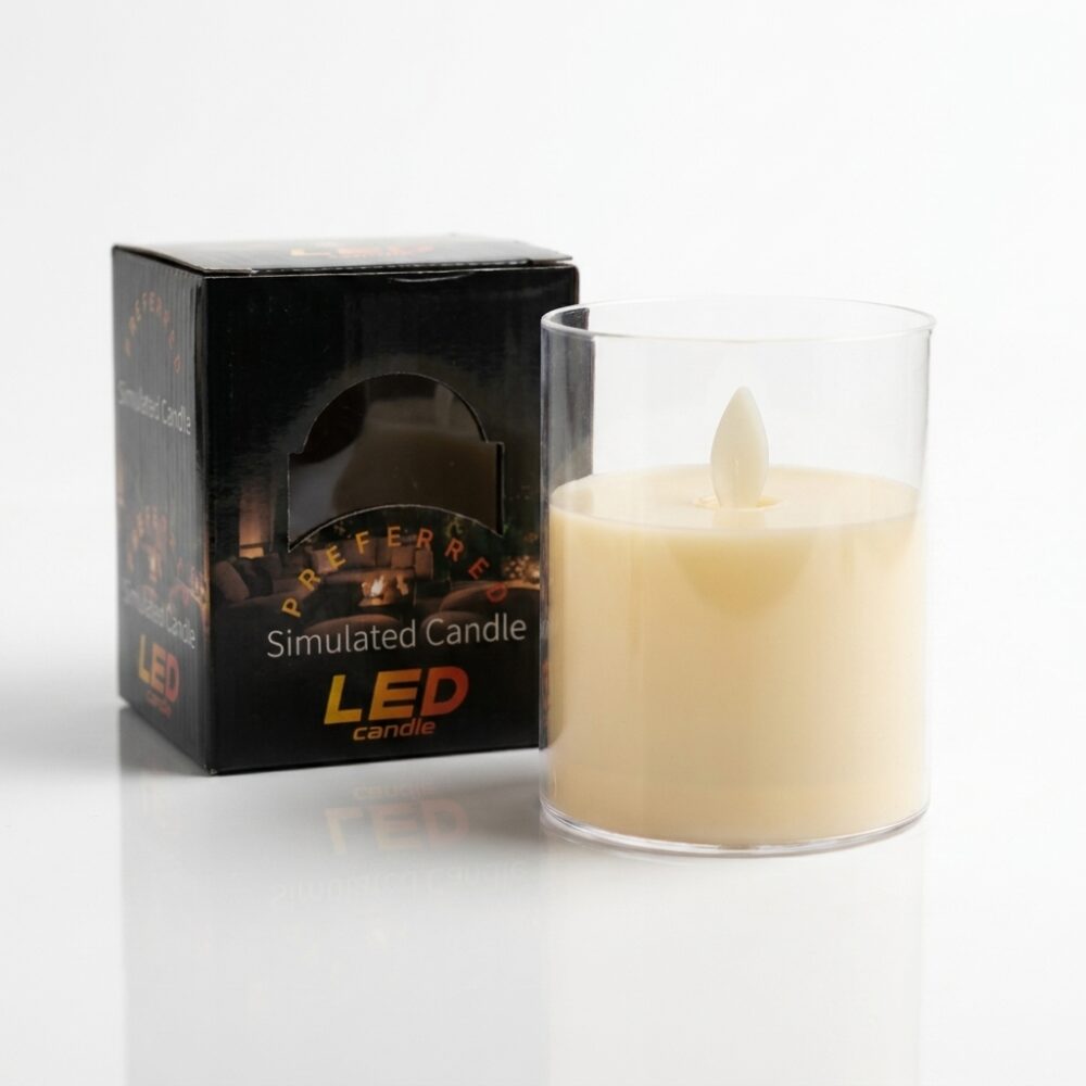 US VELA CON LUZ LED 7.5x10CM X UND ART K-64211 HAO