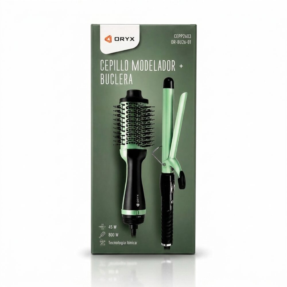 US CEPILLO MODELADOR CON BUCLERA 2 EN 1 CEPP2603 HAO