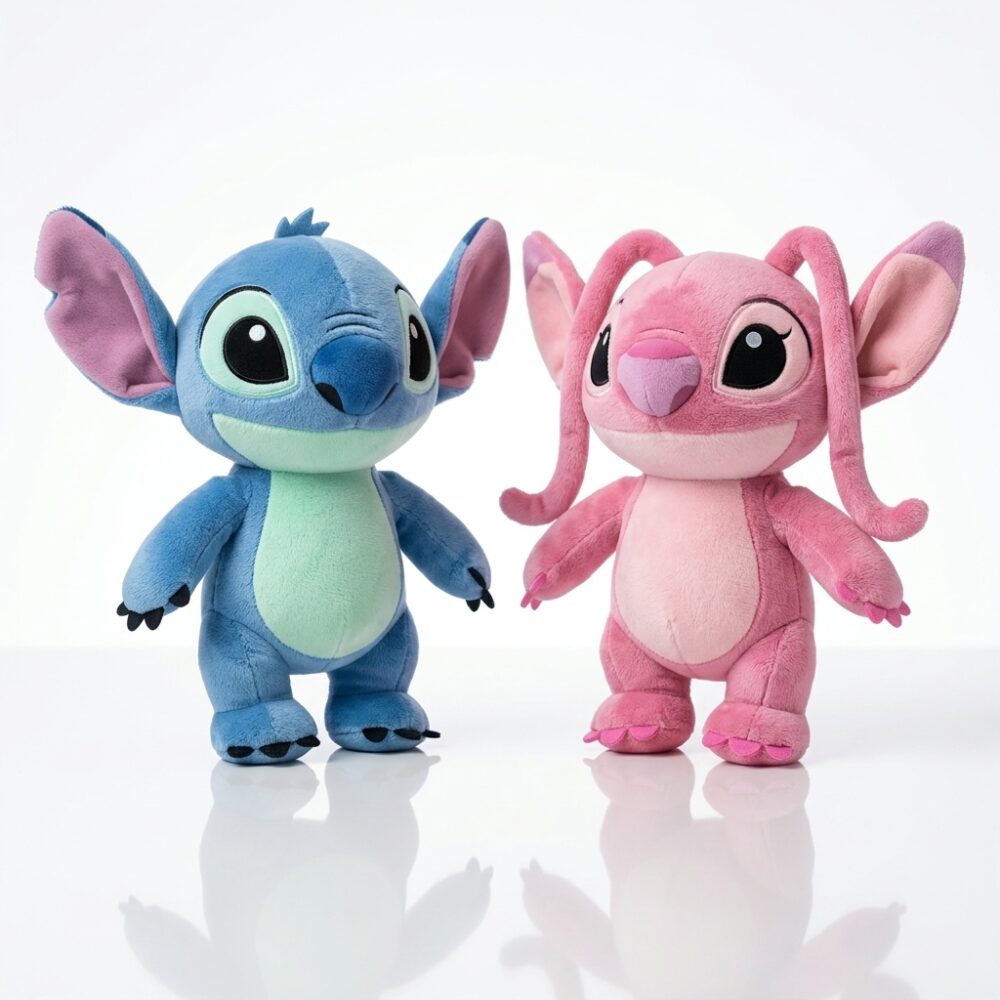 PELUCHE STITCH CELESTE Y ROSA ART P1535-1 GAO