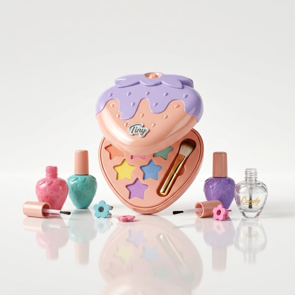 SET MAQUILLAJE INFANTIL C/FORMA DE FRUTILLA 3224 HAO