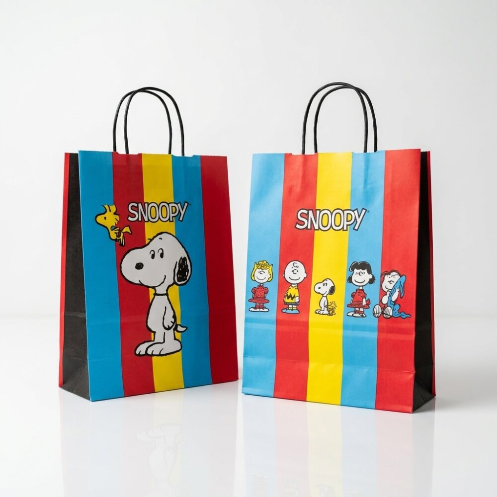 BOLSA AUTOMATICA SNOOPY Y AMIGOS 22x10x30CM BF221030SA GAO
