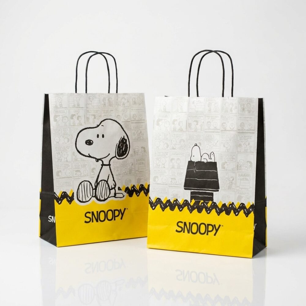 BOLSA AUTOMATICA SNOOPY Y AMIGOS 22x10x30CM BF221030SC GAO