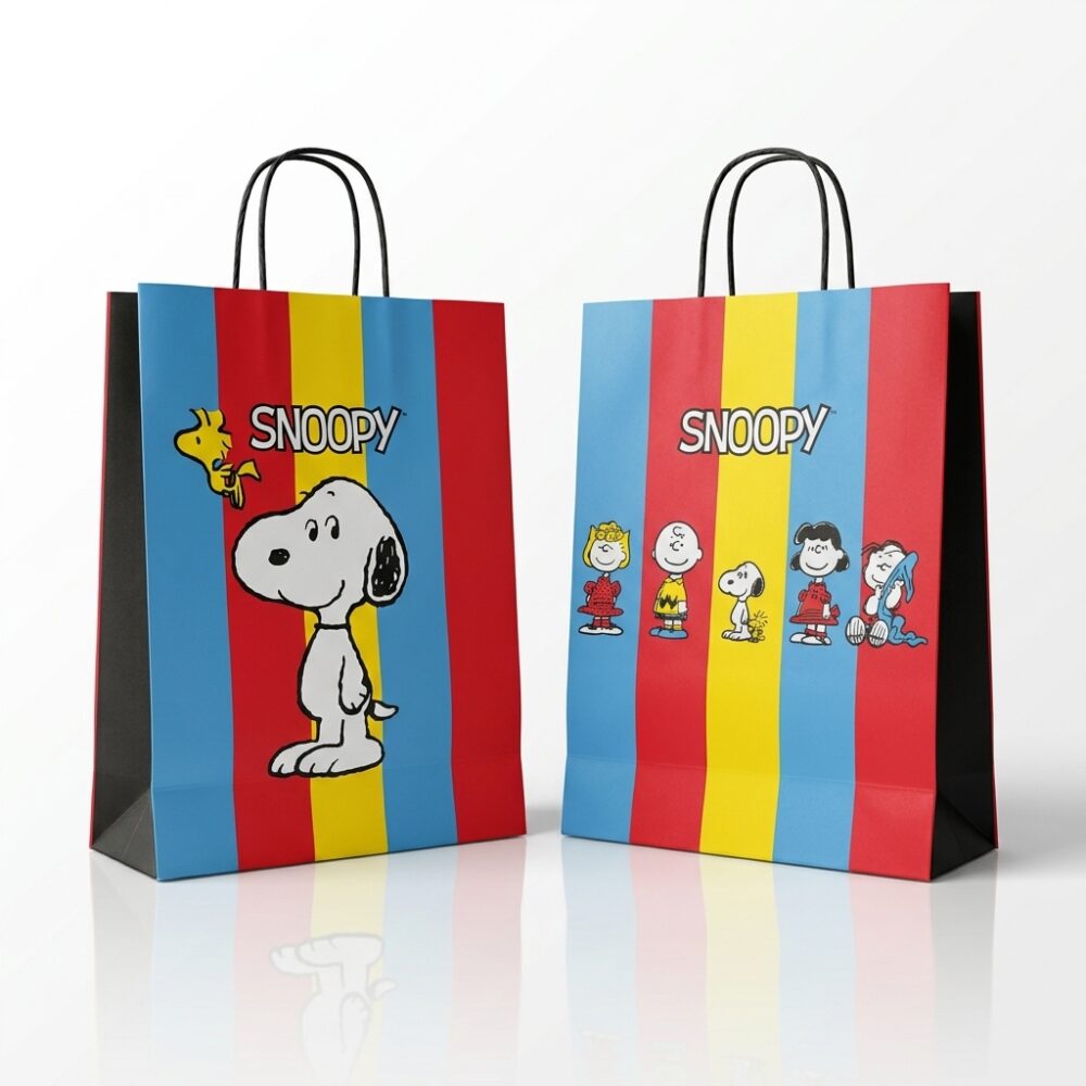 BOLSA AUTOMATICA SNOOPY Y AMIGOS 30x12x41CM BF301241SA GAO