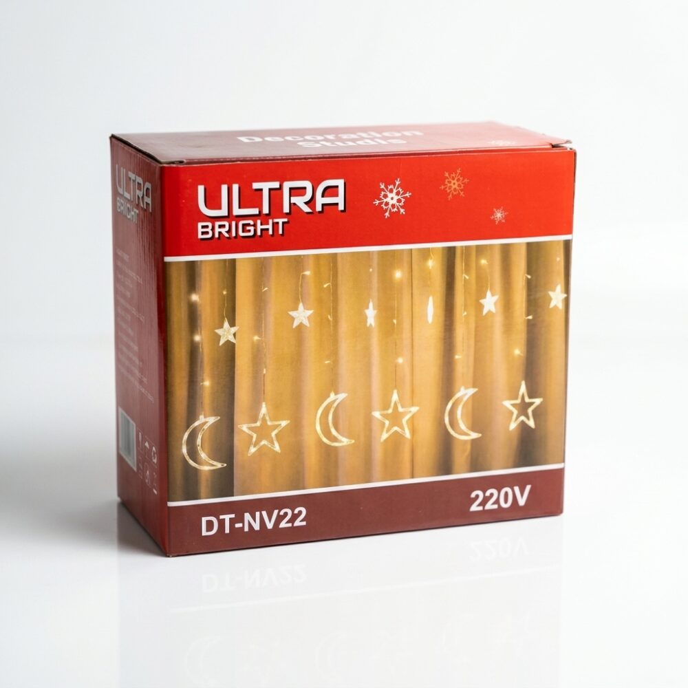 GIRNALDA LED ESTRELLA Y LUNAS 3M ART DT-NV22 IAO
