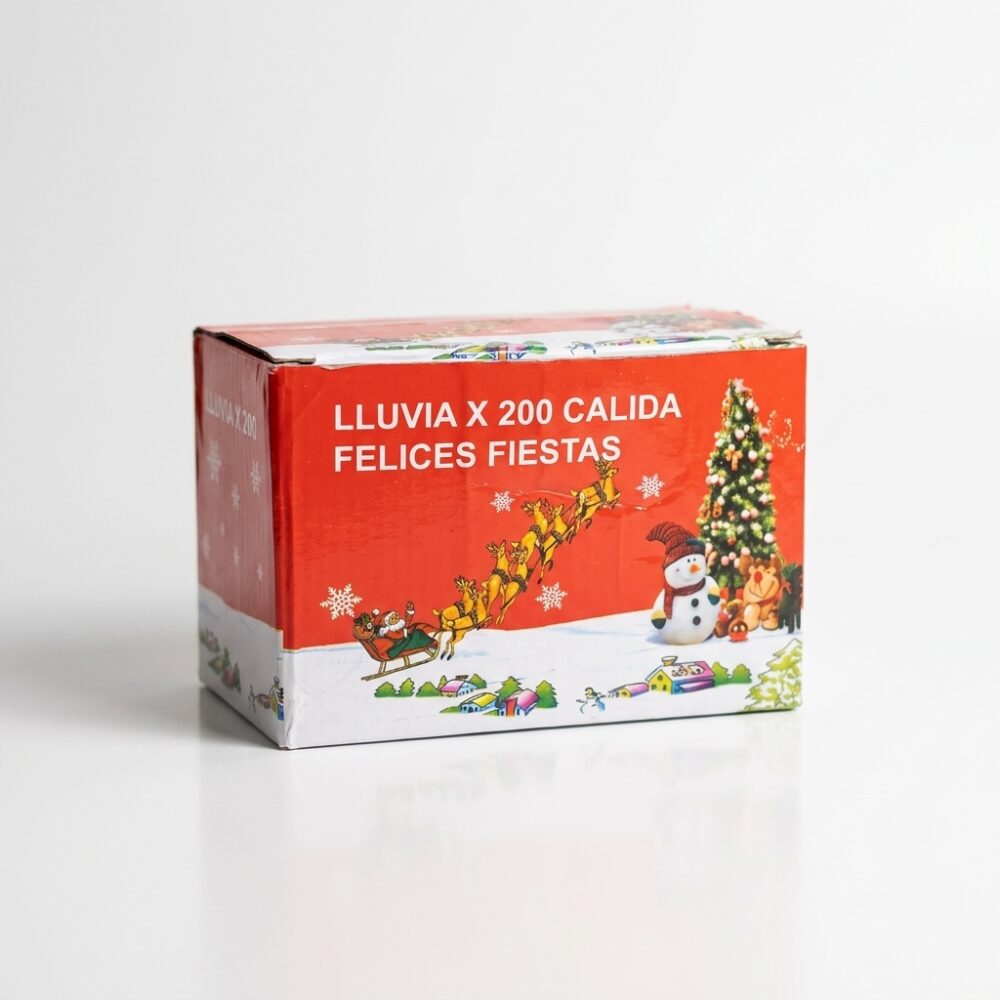 LUCES NAVIDAD LLUVIA LED CALIDAS X200 ART POL28 IAO