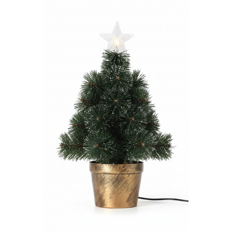 ARBOL DE NAVIDAD 60CM CON 20 LED MULTICOLOR ART POL30 IAO