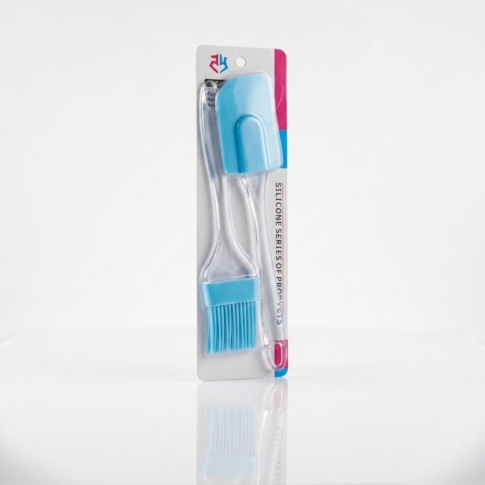SET ESPATULA Y PINCEL SILICONA MANGO ACRILICO CN16592 IAO