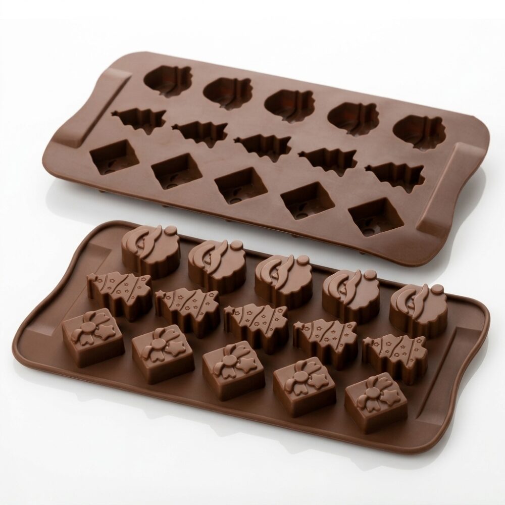 MOLDE BOMBONES DE SILICONA DISEÑO NAVIDAD XUND 103537 IAO