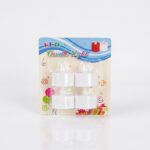 VELAS LED X4 PLAST DSÑO LISO BLISTER A PILA NS429311 IAO