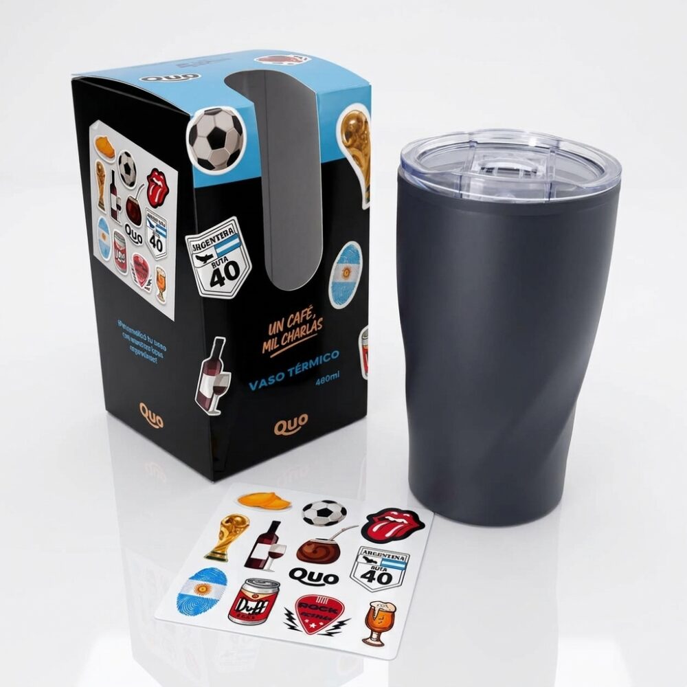 VASO TERMICO 460ML + STICKER ART 7664 IAO