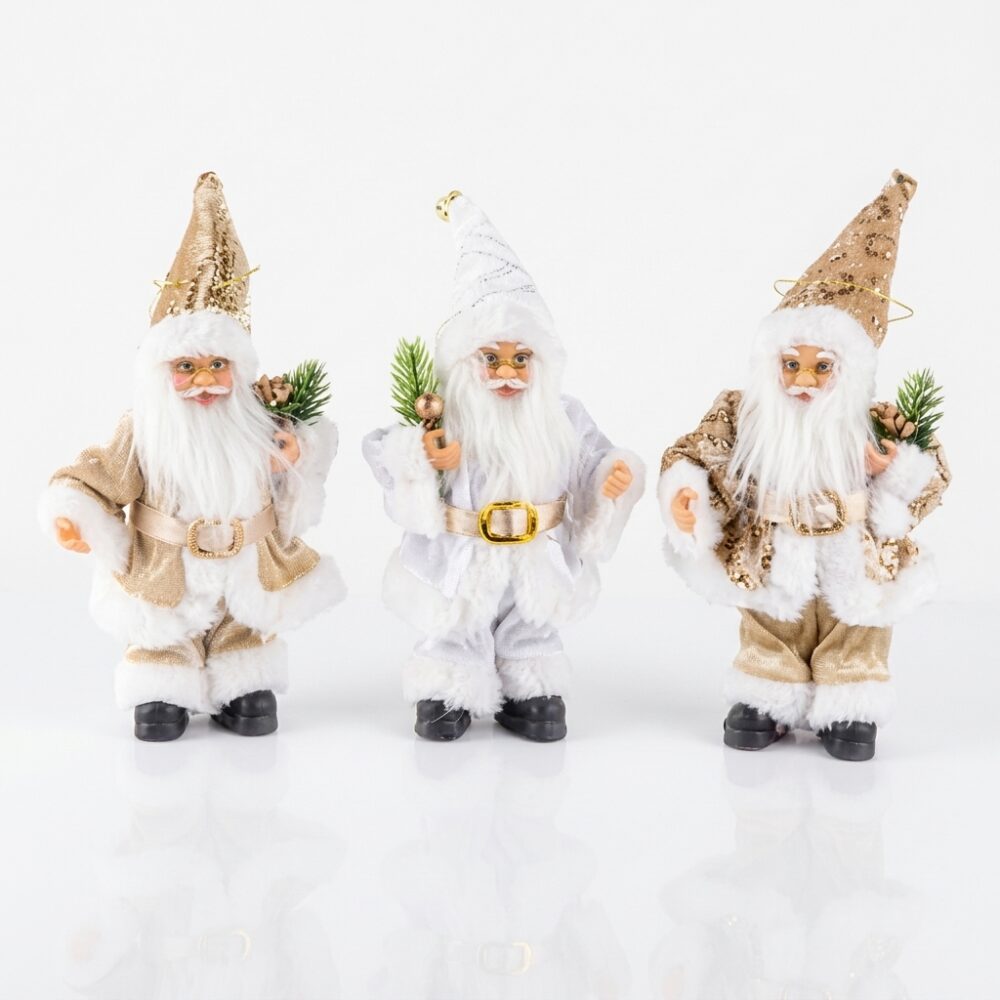 PAPA NOEL PLAST 16CM P/COLGAR 3 MOD SURT NS442740 NAVI IAO