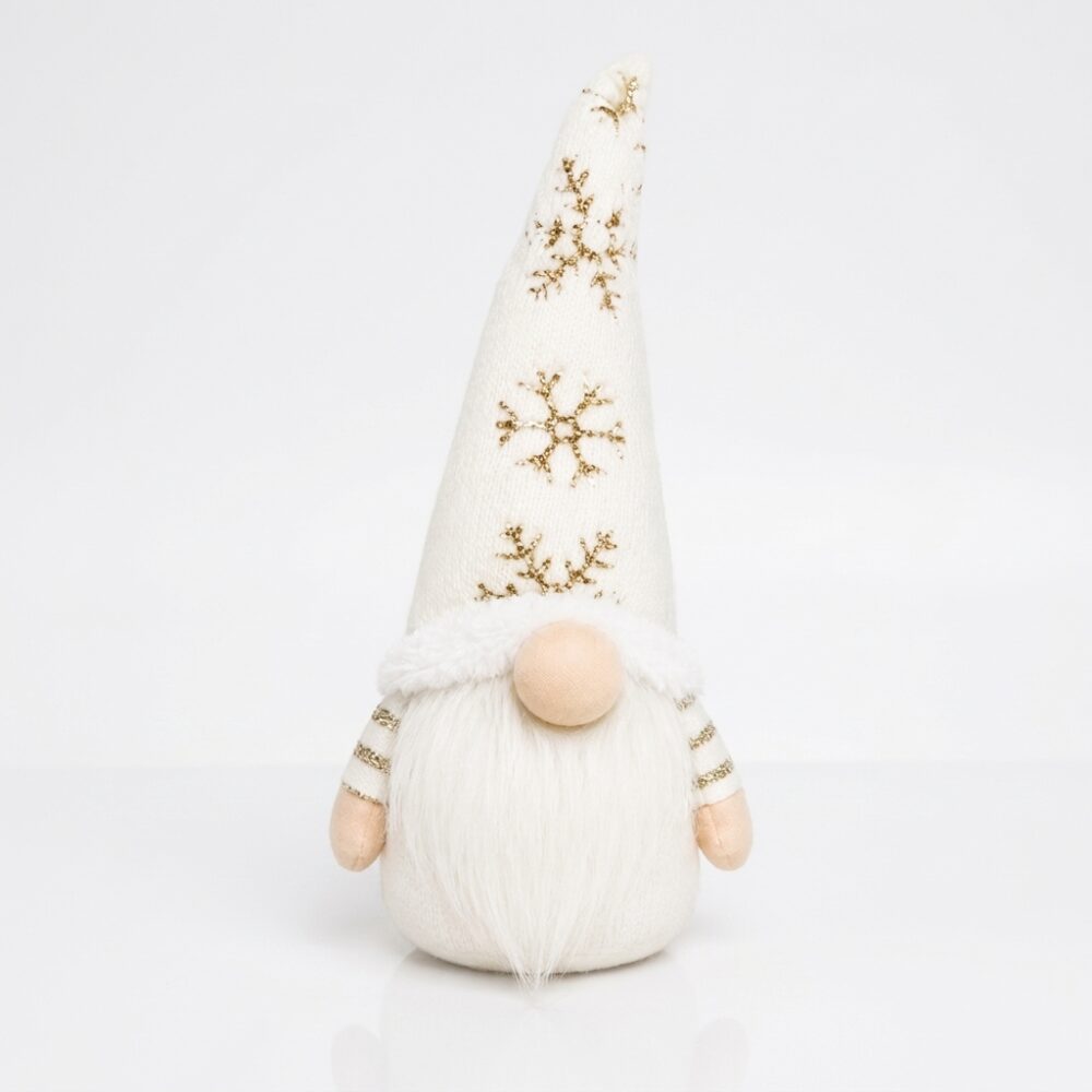 MUÑECO GNOMO BLANCO C/LUZ 30CM ART 2156/ C2164 NAVI JAO
