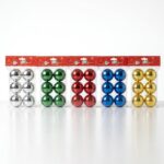 US BOLA NAVIDEÑA x6 UND 5CM ART 1040 NAVI JAO