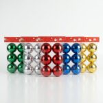 US BOLA NAVIDEÑA x6 UND 6CM ART 1041 NAVI JAO