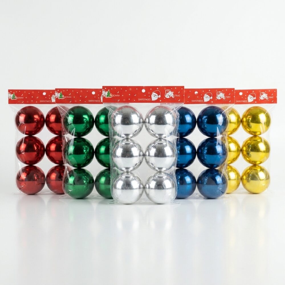 US BOLA NAVIDEÑA x6 UND 7CM ART 1042 NAVI JAO