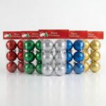 US BOLA NAVIDEÑA x6 UND 5CM ART 1053 NAVI JAO
