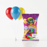 GLOBOS ESTANDAR SURTIDOS 9" X 50UN PARTY TIME ART 55202 JAO