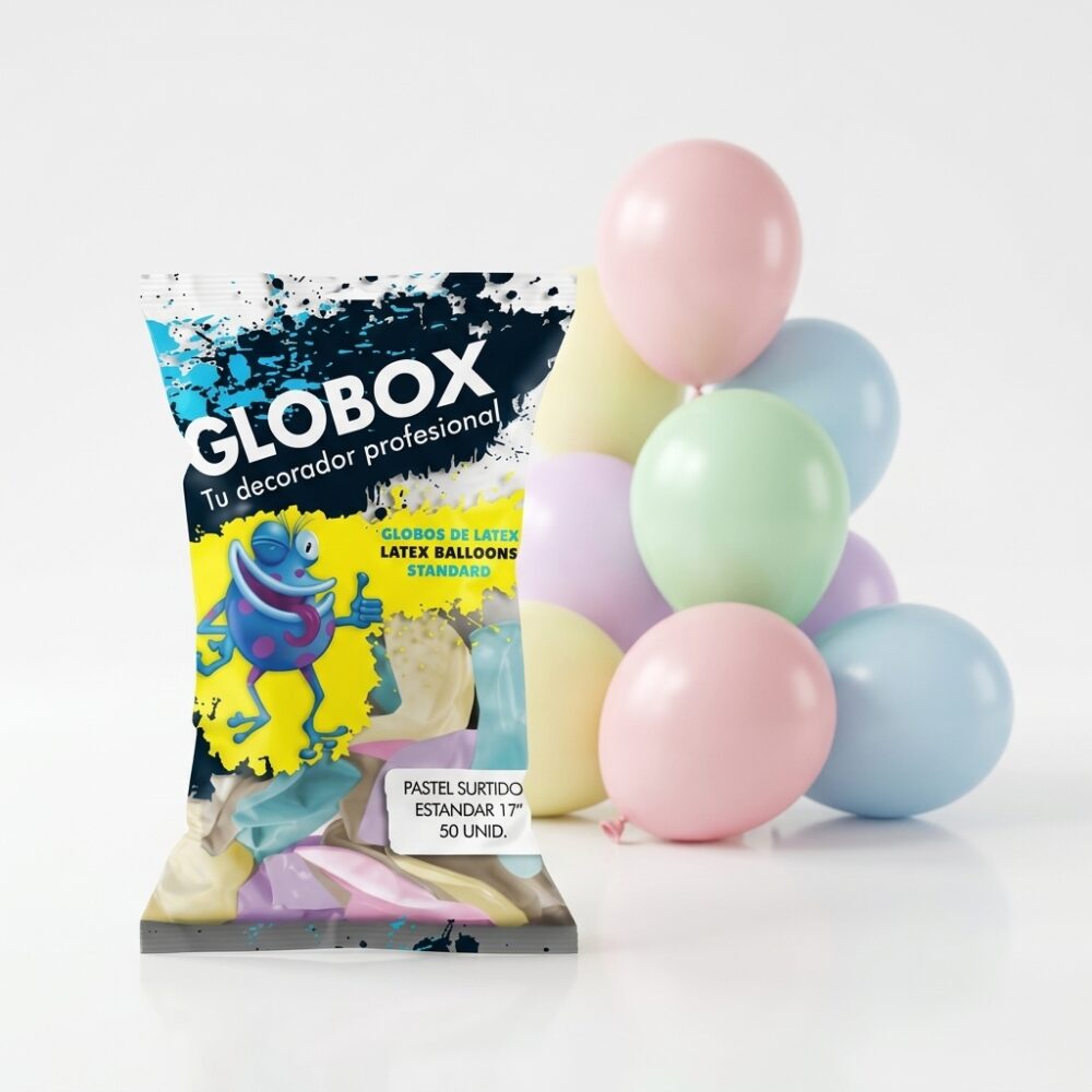 GLOBOS PASTEL SURTIDOS 12" X50 UN ART 56827 JAO