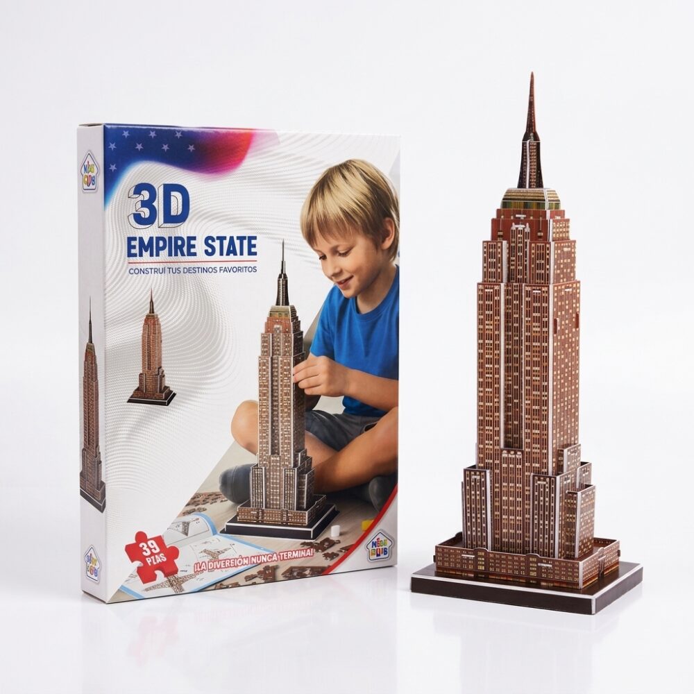 ROMPECABEZAS 3D EMPIRE STATE 39PCS ART 57265 JAO