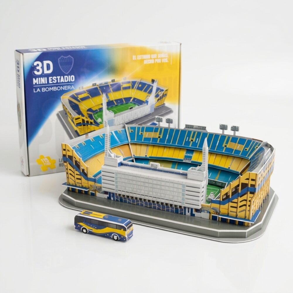 ROMPECABEZAS 3D LA BOMBONERA BOCA JUNIORS 119PCS 57231 JAO
