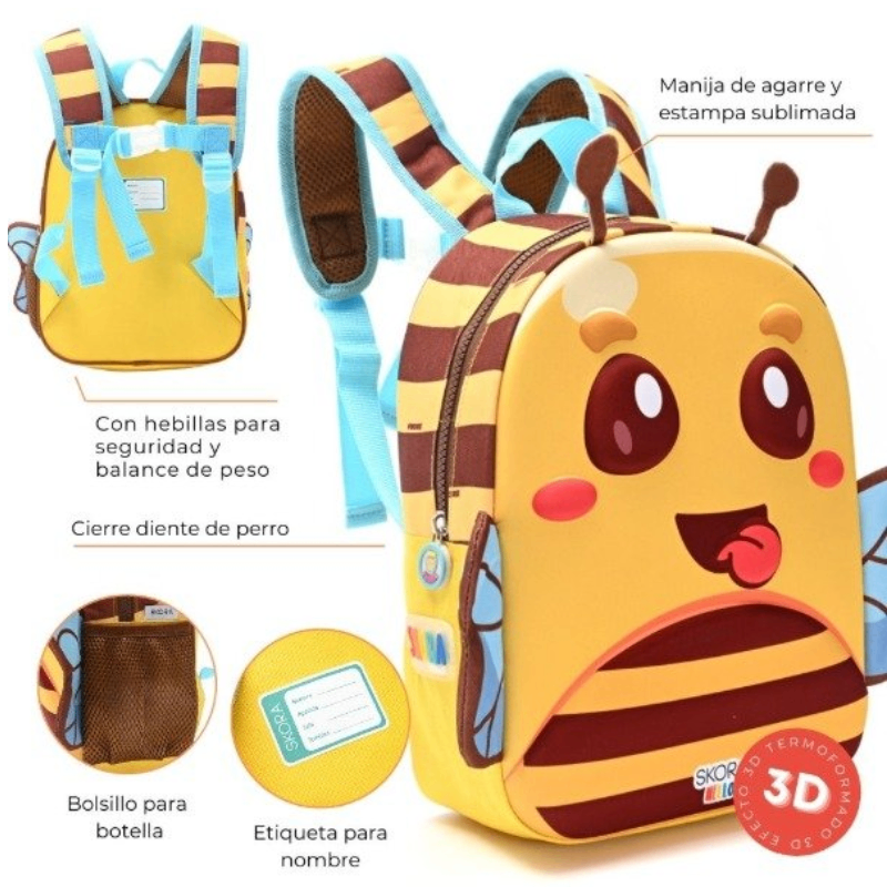 MOCHILA KAWAII BEE ART 37660 JAO