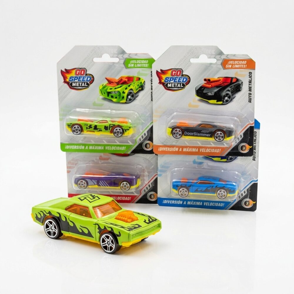 AUTO METALICO GO SPEED 16 MODELOS ART 55807 JAO
