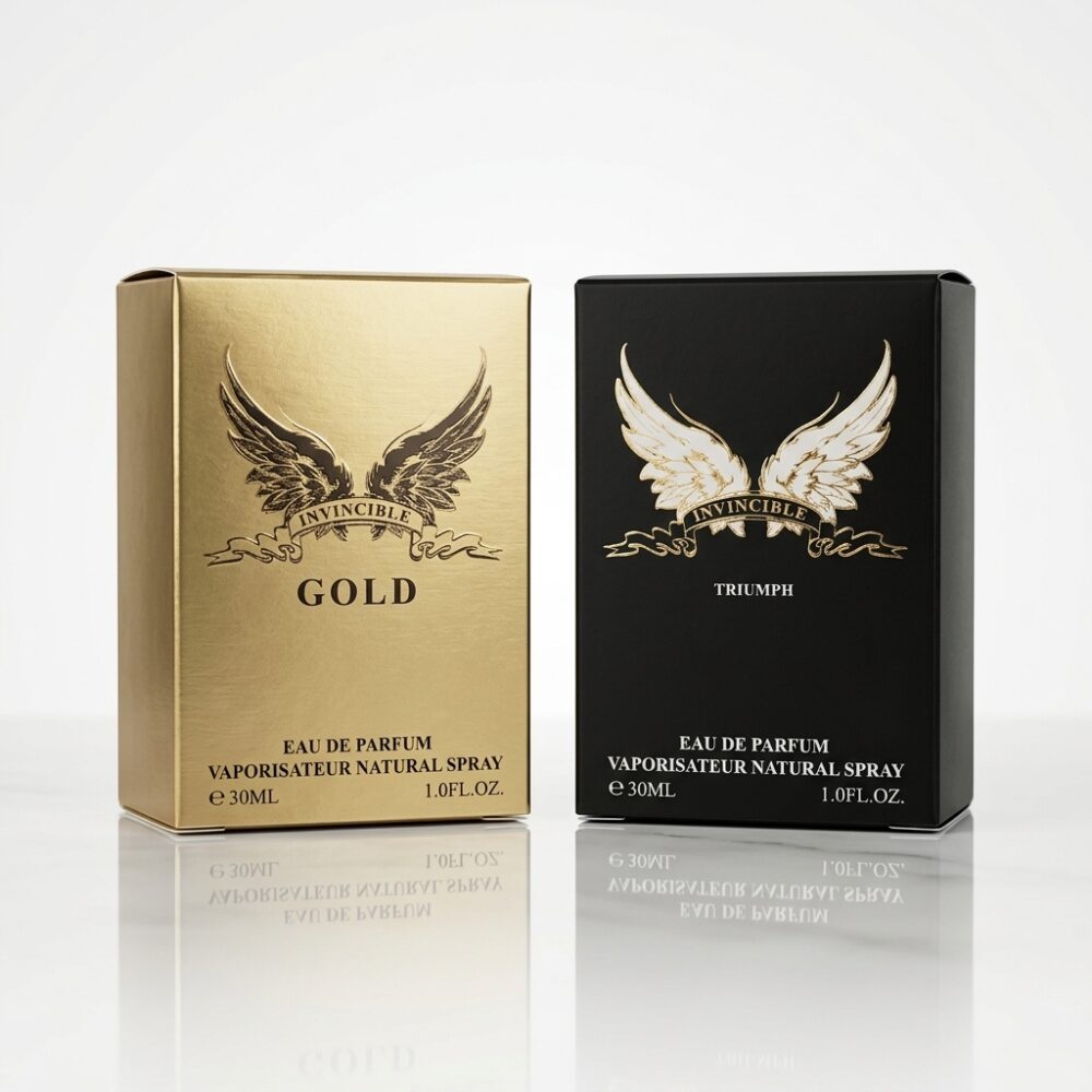 PERFUME INVINCIBLE GOLD/ TRIUMPH  MQ38 MQ39 IAO